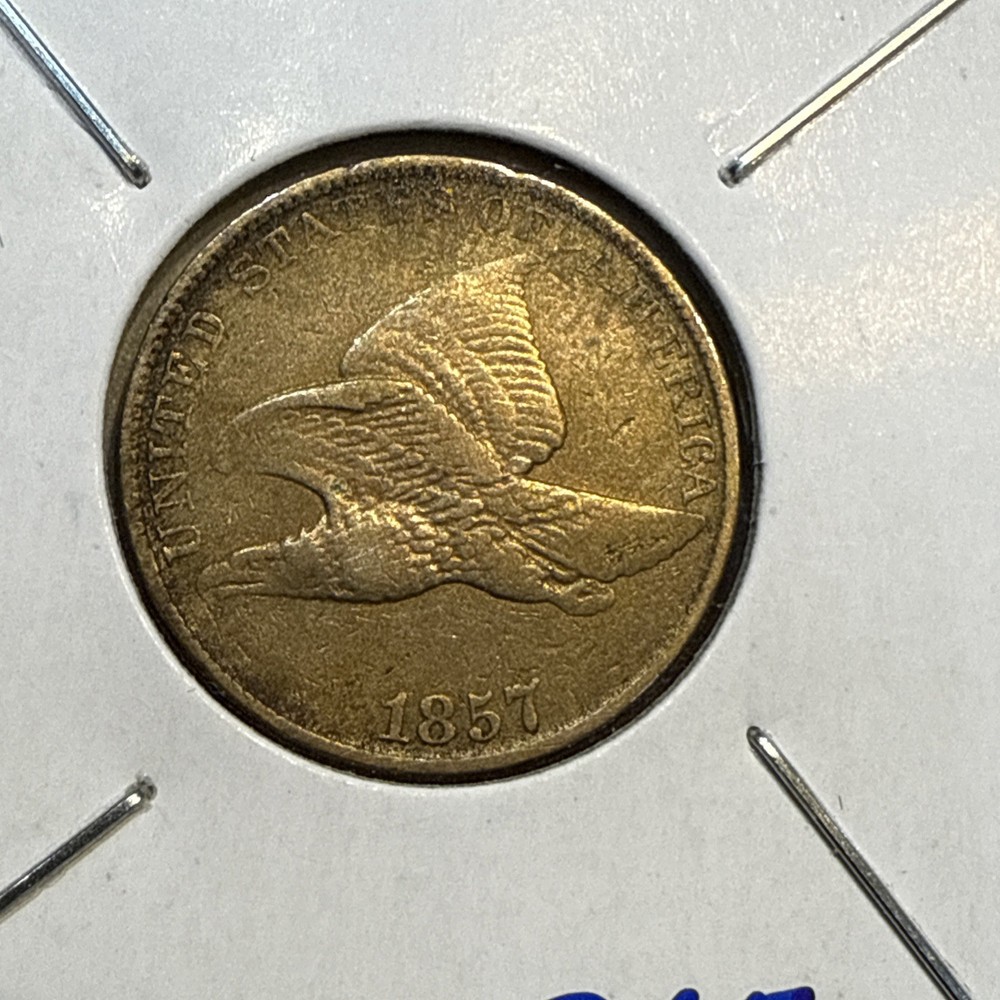 1857 Flying Eagle Cent Sharp Details Very Nice