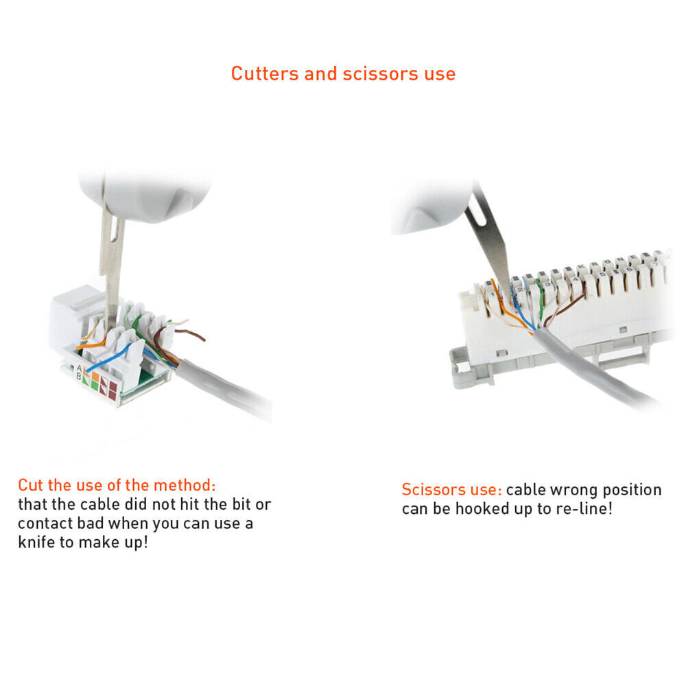 KRONE STYLE IDC INSERTION PUNCH DOWN TOOL FOR NETWORK PATCH PANEL AND MODULES