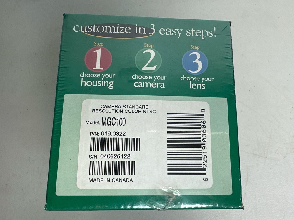 SILENT WITNESS Modular Camera System MGC100 CAMERA "Step 2" - NEW in Box