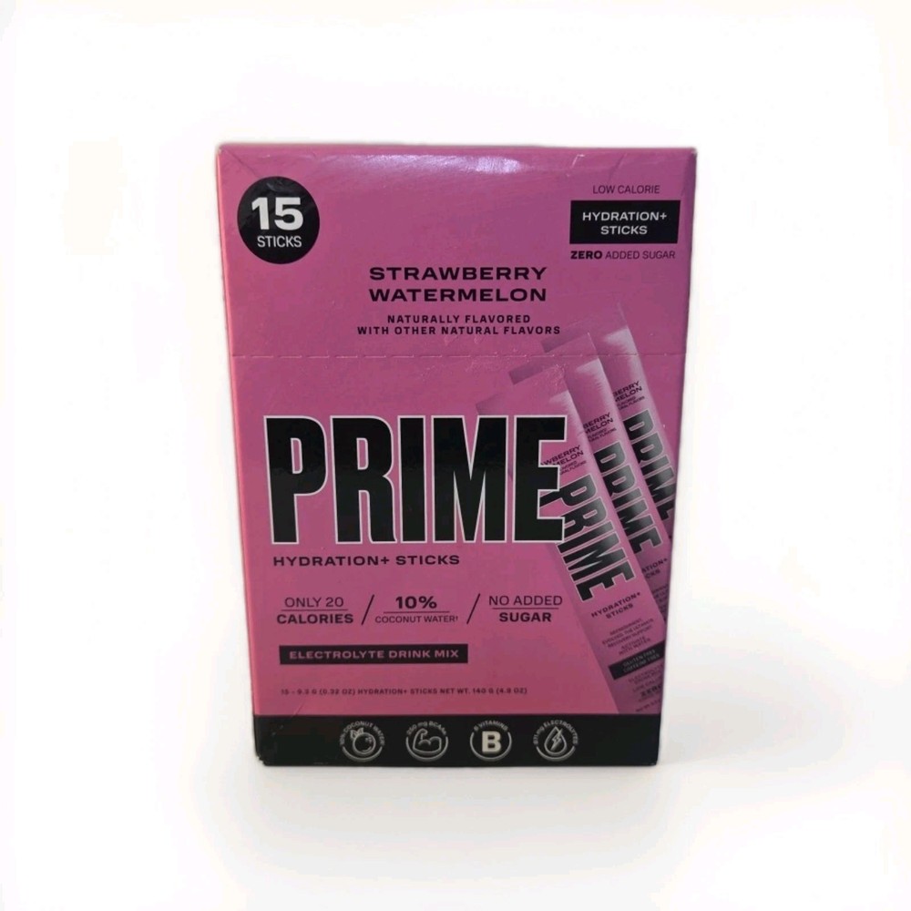 PRIME Hydration+ Sticks STRAWBERRY WATERMELON | 15-pack