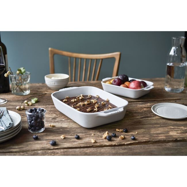 3-pc, Ovenware set, white