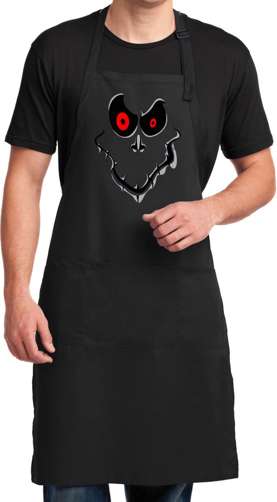 Halloween Apron Ghost Face