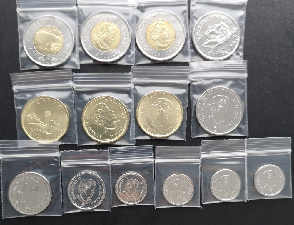 ***CANADA 2021 COMPLETE UNCIRCULATED COINS SET ***