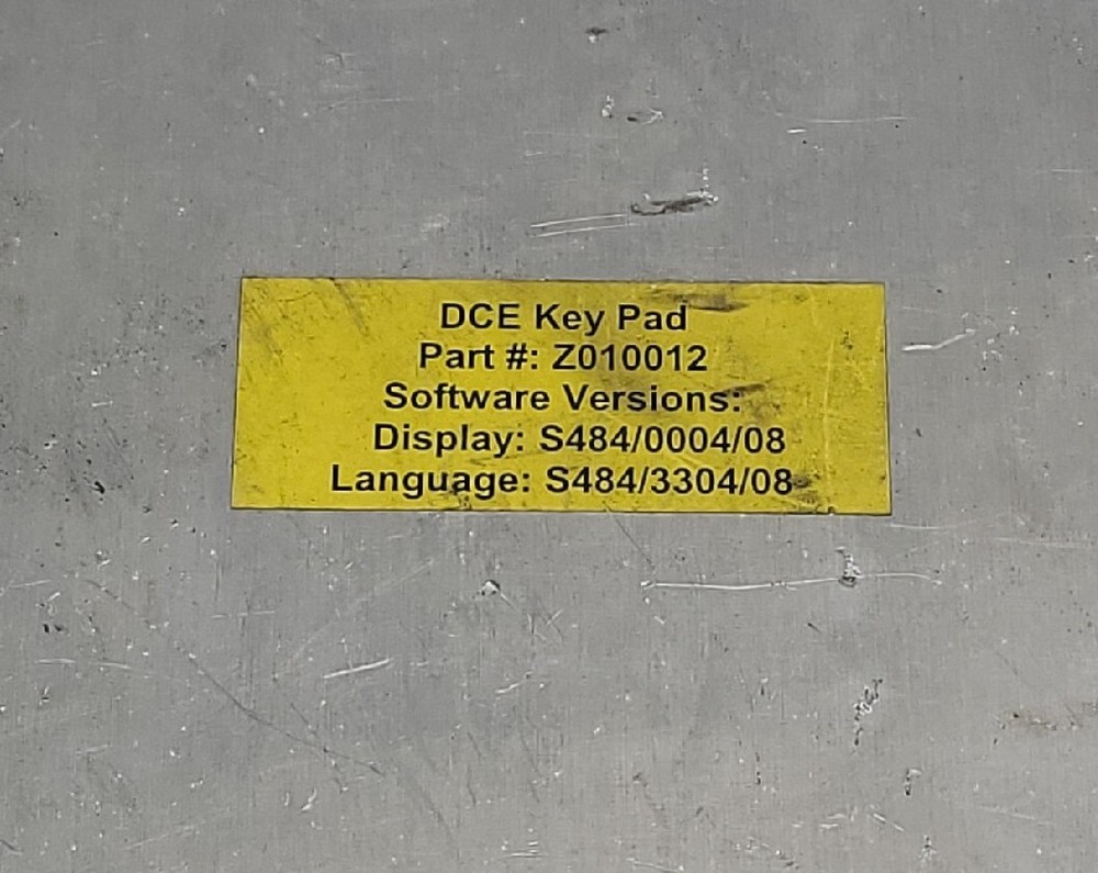 EMHART TECHNOLOGIES Z010 012 TEACH PENDANT.