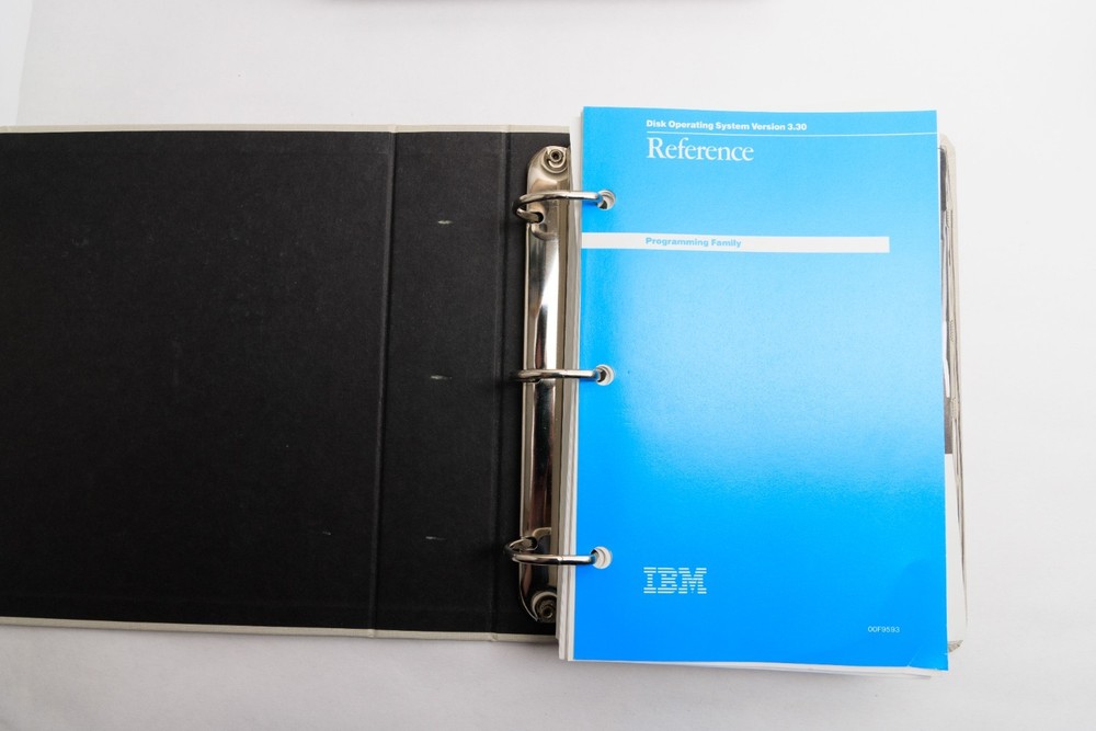 IBM DOS 3.30 Disk Operating System Manuals with Disks First Edition