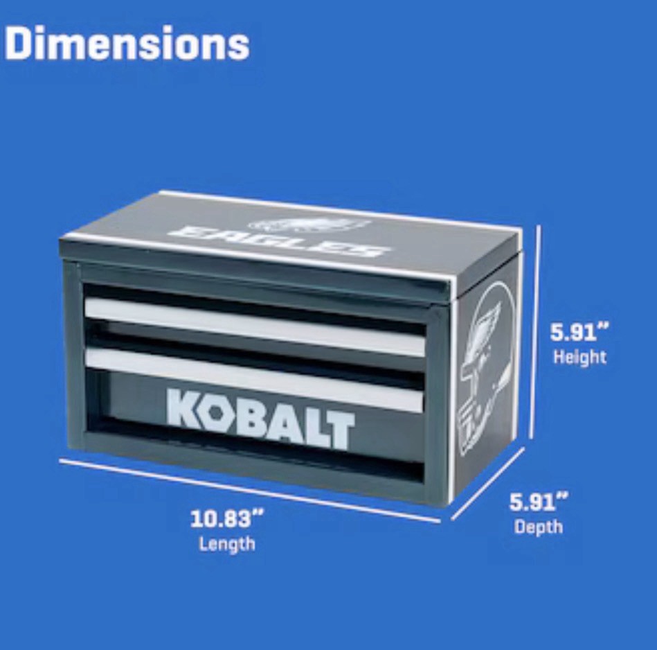 Philadelphia Eagles Limited Edition KOBALT Mini Toolbox