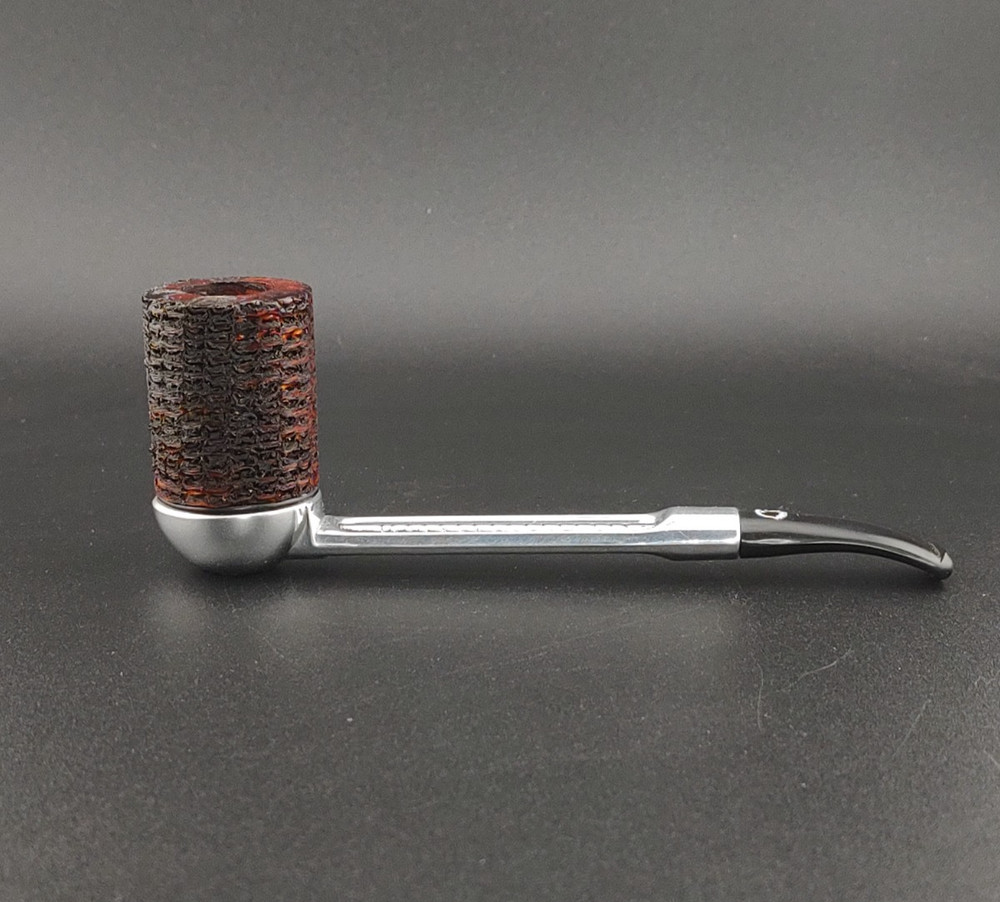 Tan & Brown Corn Cob Falcon Pipe Bowl