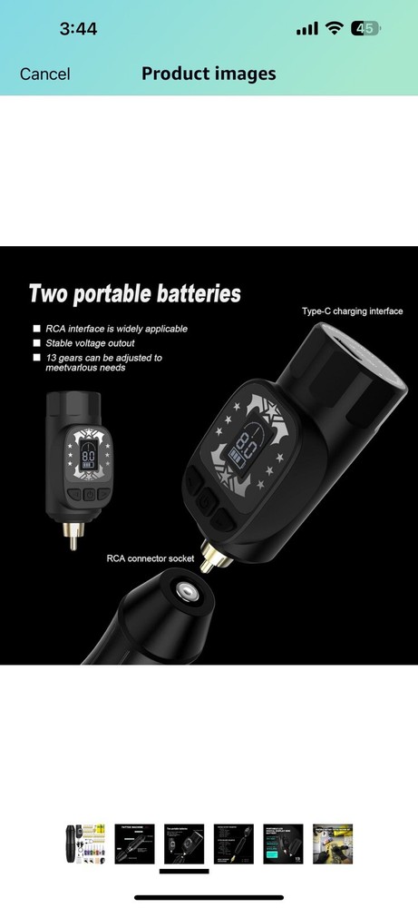 tattoo pen kit wireless