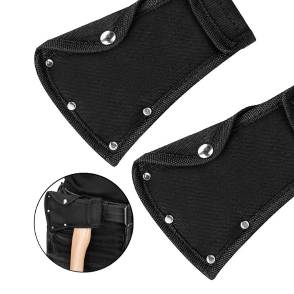 Hatchet Head Sheath Holster, Black Axe Cover, Double Snap