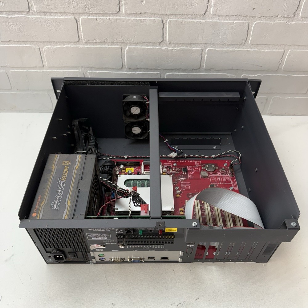 Rauland-Borg Telecenter Rackmount Paging Intercom Controller Server VGA USB LAN