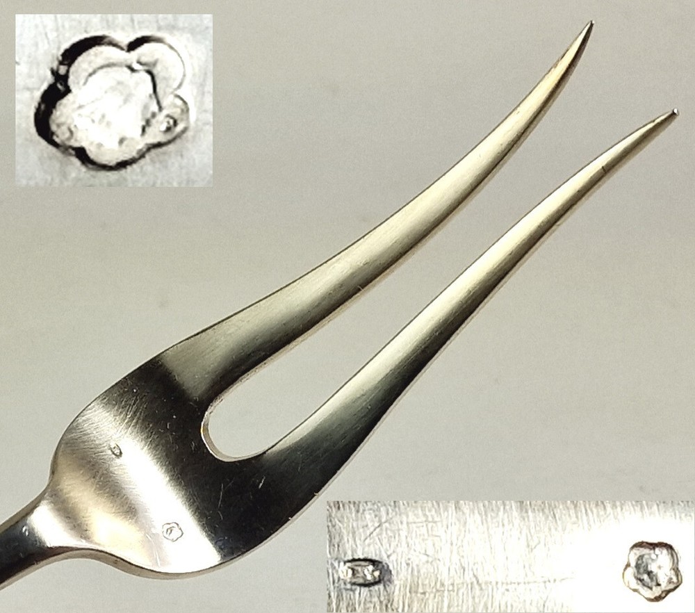 Art Nouveau Serving Fork Serving Fork Fork Silver Austria Around 1900 R79