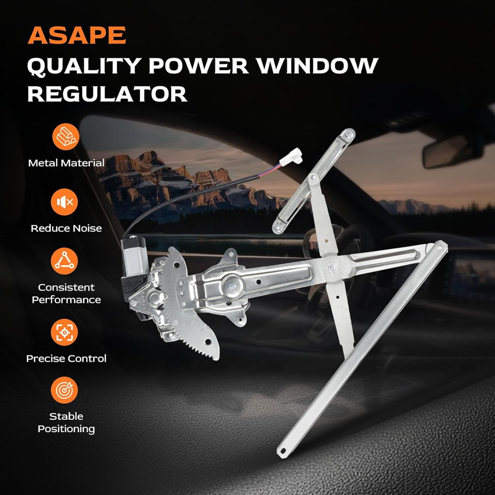 2000-06 Tundra Front Left Driver Side Power Window Regulator–Compatible