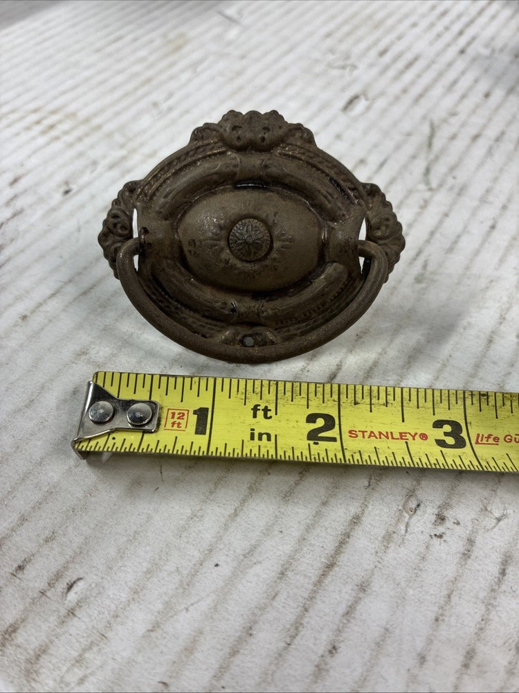 6 Vintage Drawer Or Cabinet Pulls From Desk See Description