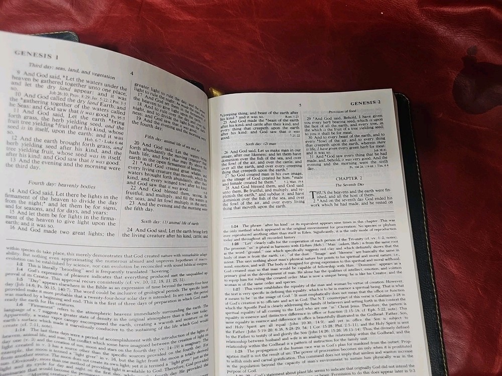 Criswell Study Bible Rebound with Liner Cowhide Nice! Stitched Parameter Nice!
