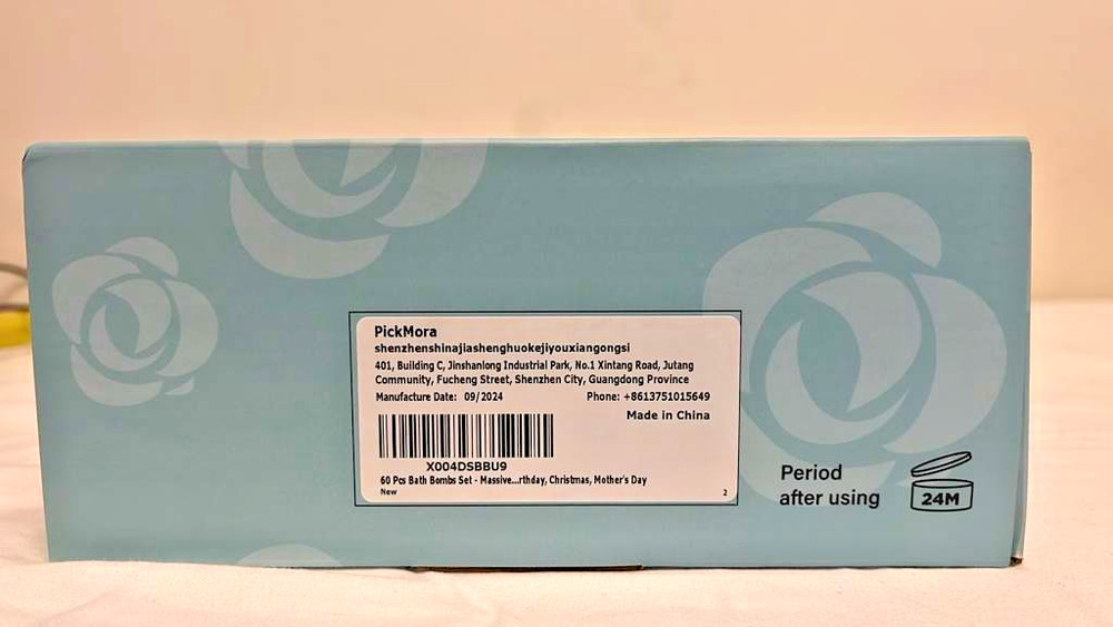 Bath Bomb Gift Set 60 Packs Natural/Organic Moisturizing