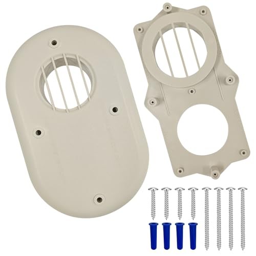 SP20286 3-Inch Vent Horizontal Vent Termination Kit, with Screws for Outside