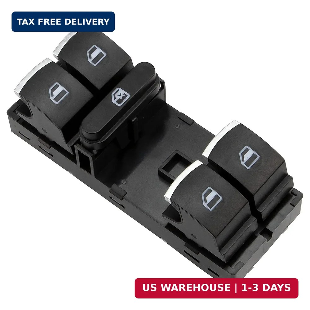 Master Power Window Switch Front Driver Left Side 5ND959857 Fits Jetta Passat CC