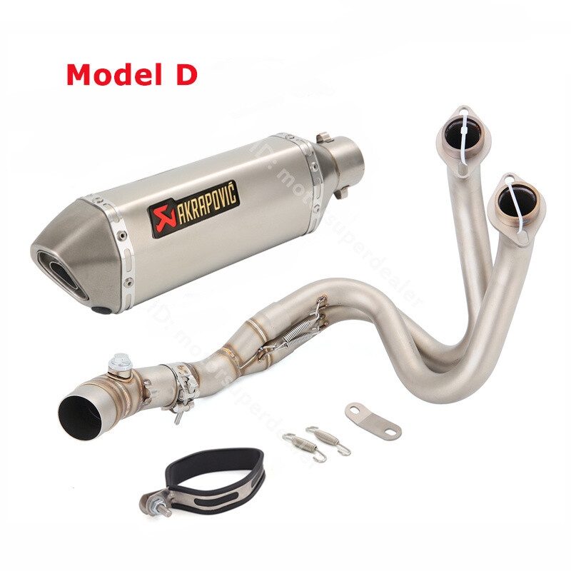 For Kawasaki Ninja 650 Z650 2012-2023 Full System Exhaust Tips Front Header Pipe