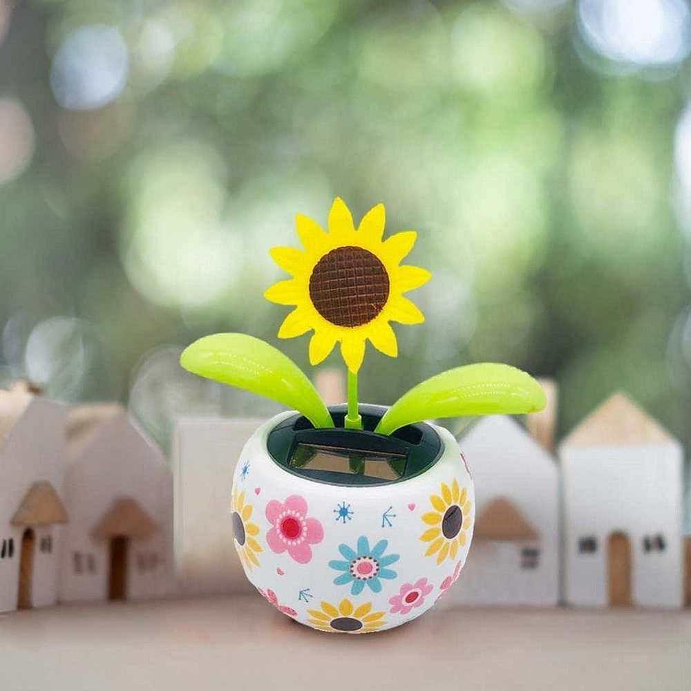 Solar Dancing Flowers Powered Sunflower, Cute Powered...