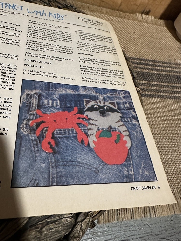 Craft Sampler Christmas In July 1995 Uncut