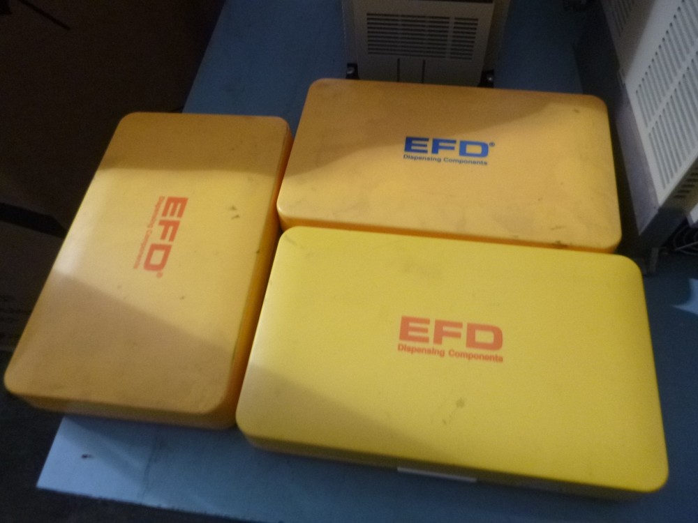 LOT OF NEW MISC. EFD ADHESIVE TIPS