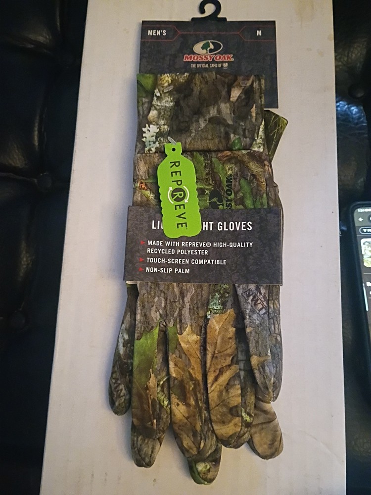 Mossy Oak Obsession Lightweight Gloves Men Medium Touchscreen