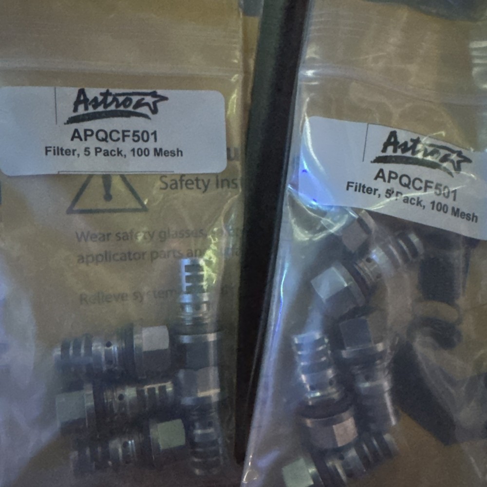 Astro Packaging APQCF501 Filter, 5 Pack, 100 Mesh