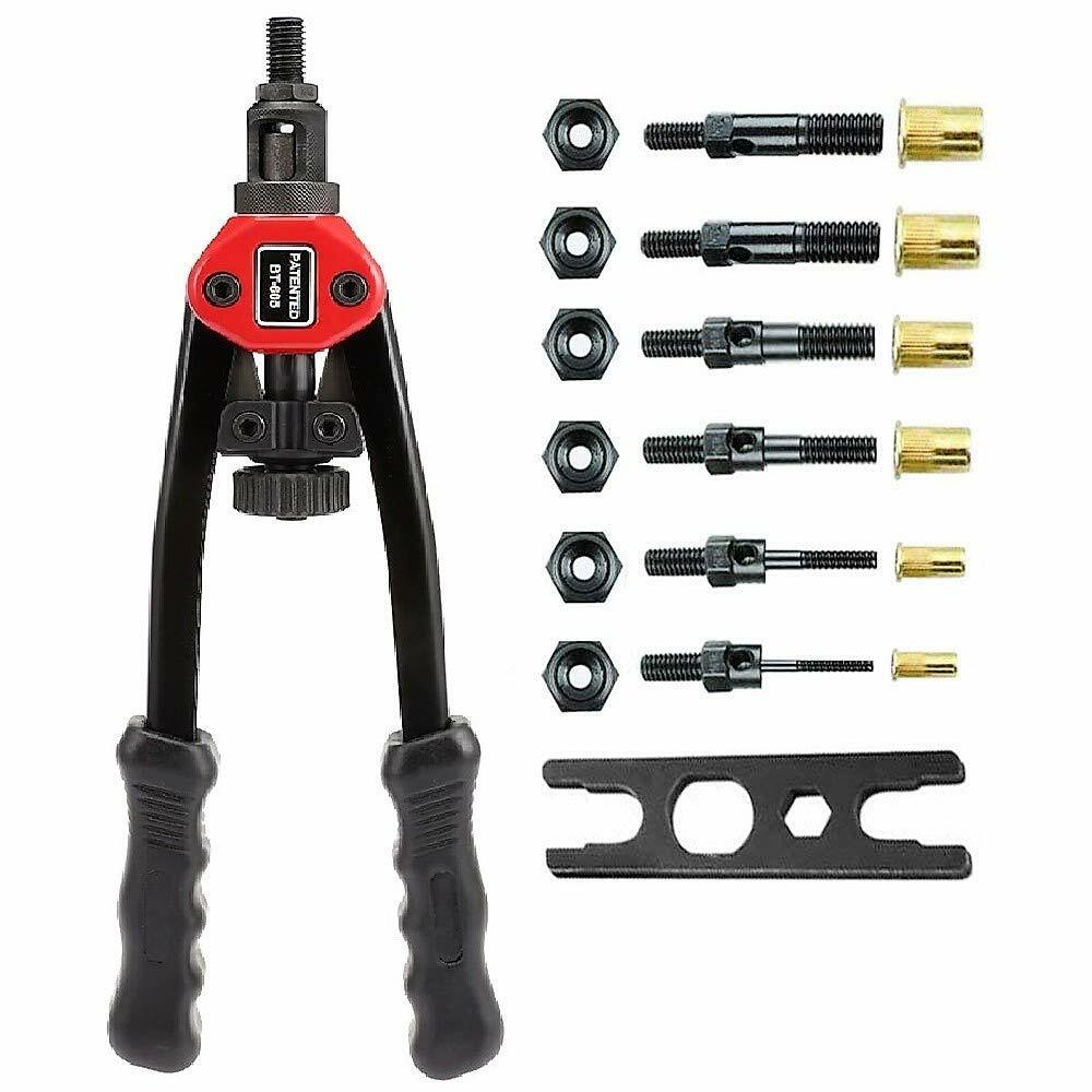 Rivet Gun Kit Rivnut Thread Setting Tool Nut Setter NutSert Metric SAE Riveting