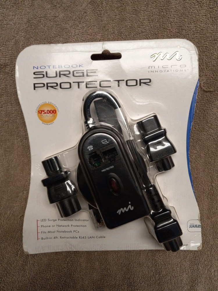 Notebook PC Surge Protector Micro Innovations - New In Package