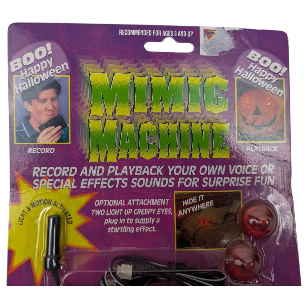 90s Mimic Machine Record & Playback Halloween Voice & Sound Effects