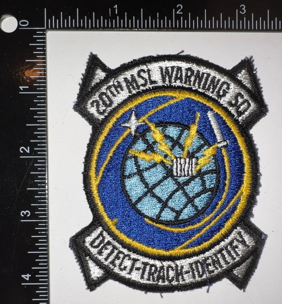 USAF US Air Force 20th Missile Warning Squadron Patch