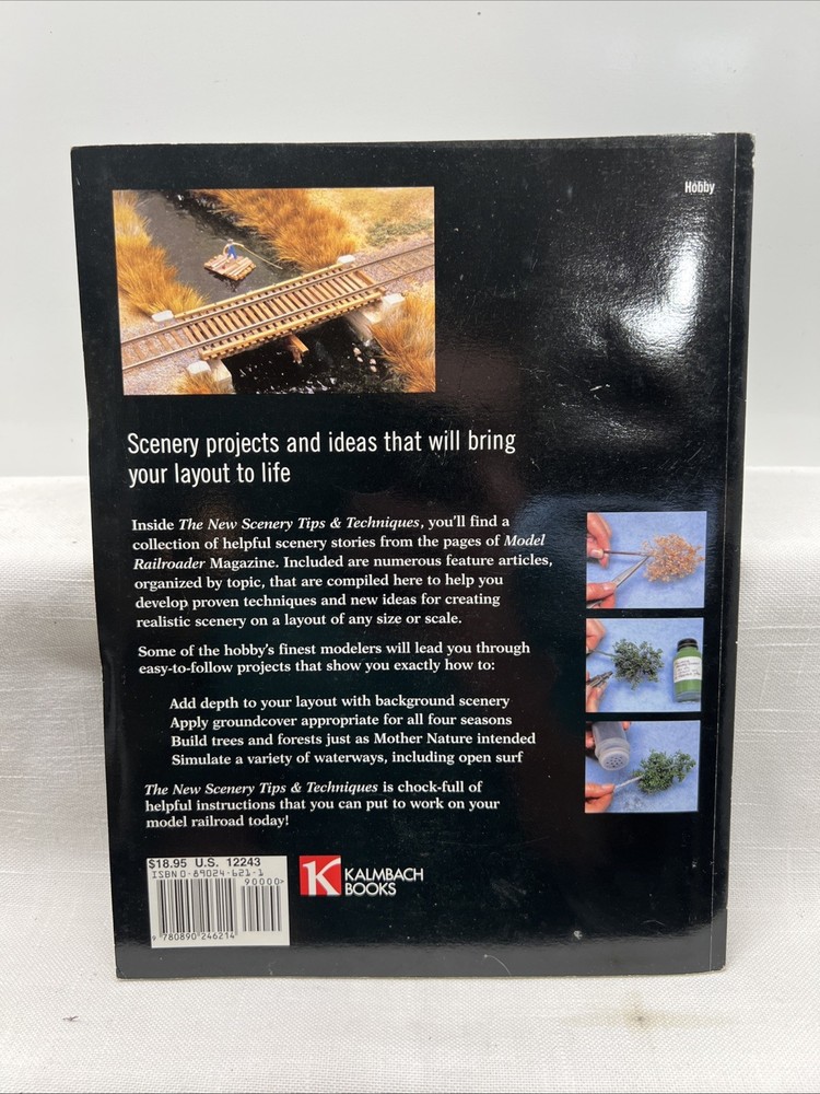 Kalmbach - #12243 - Model Railroader - Scenery Tips & Techniques - NOS