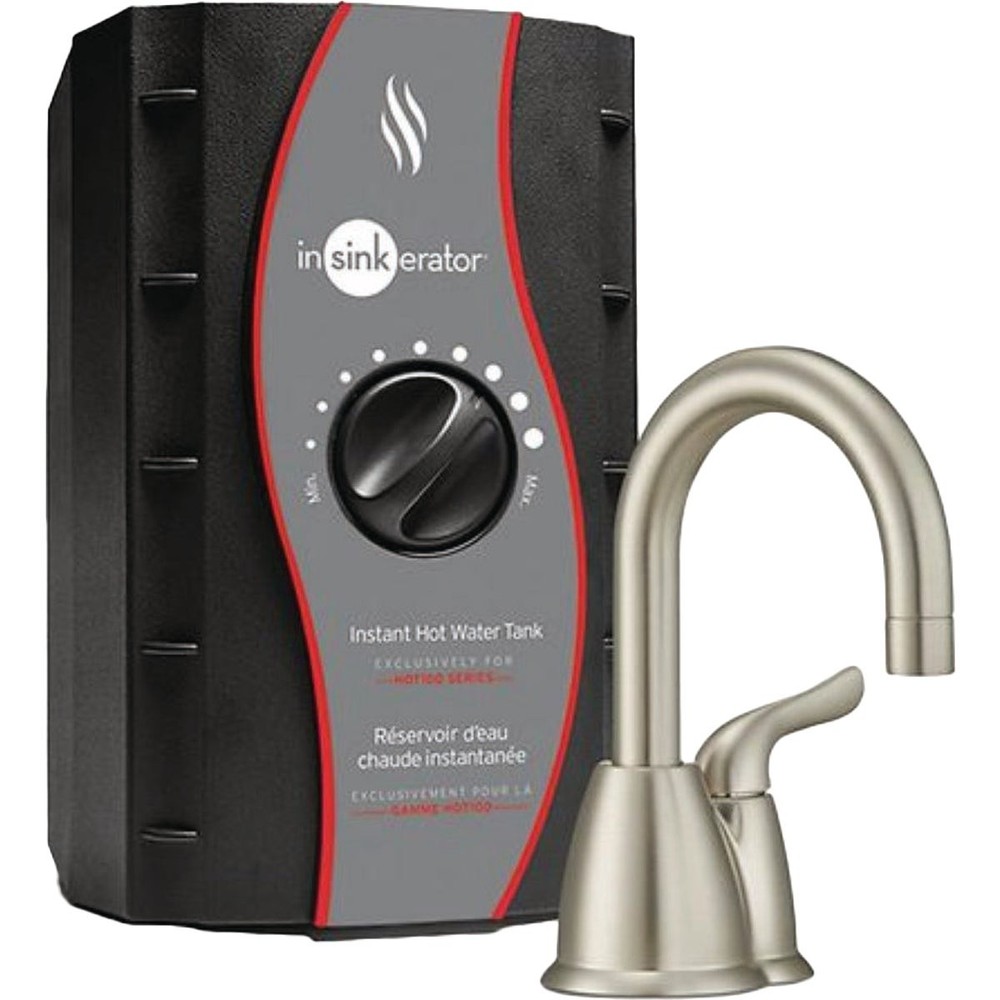 InSinkErator Invite HOT150 Satin Nickel Instant Hot Water System with 2/3 Gal.
