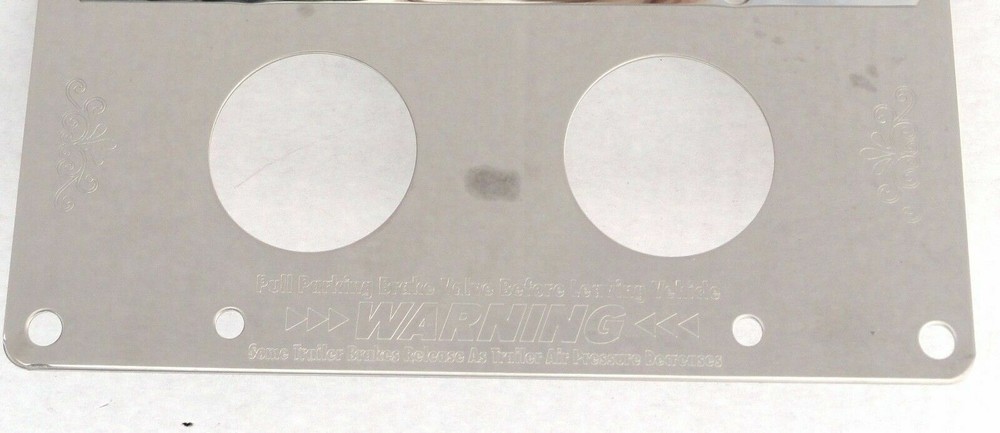 Control Panel for Peterbilt Lighter Tractor/Trailer 4 Switch Stainless GG#68331