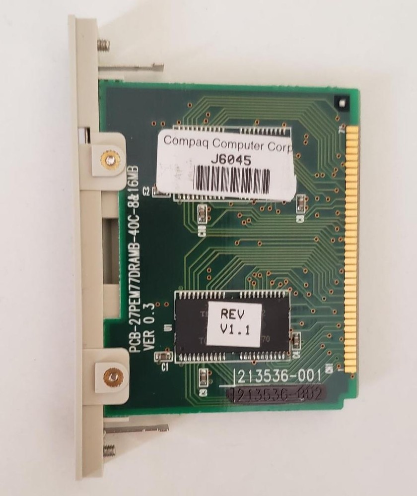 Compaq 213536-001 Memory Expansion Board