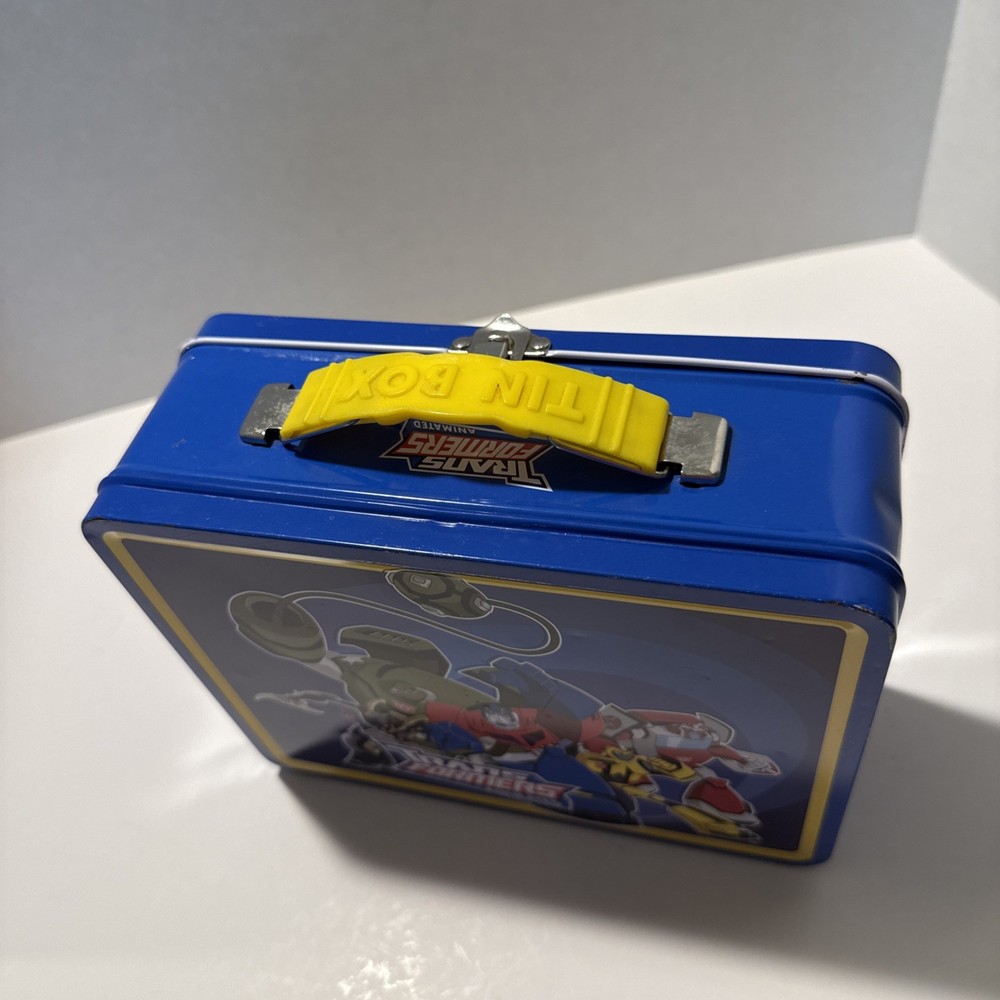 2008 Hasbro Transformers Animated Metal Lunch Box