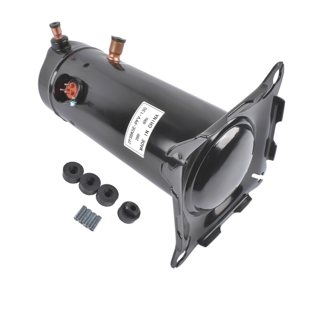 Replacement Compressor 3.5 Tons 208/230V R-410A Scroll 1 Phase Molded Plug Black
