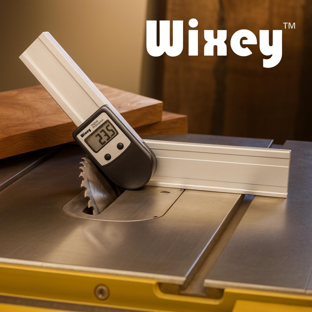 8 (203mm) Wixey Digital Protractor with Miter Function