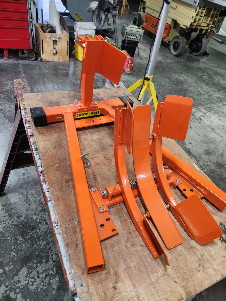 Orange Adjustable Heavy Duty Wheel Chock