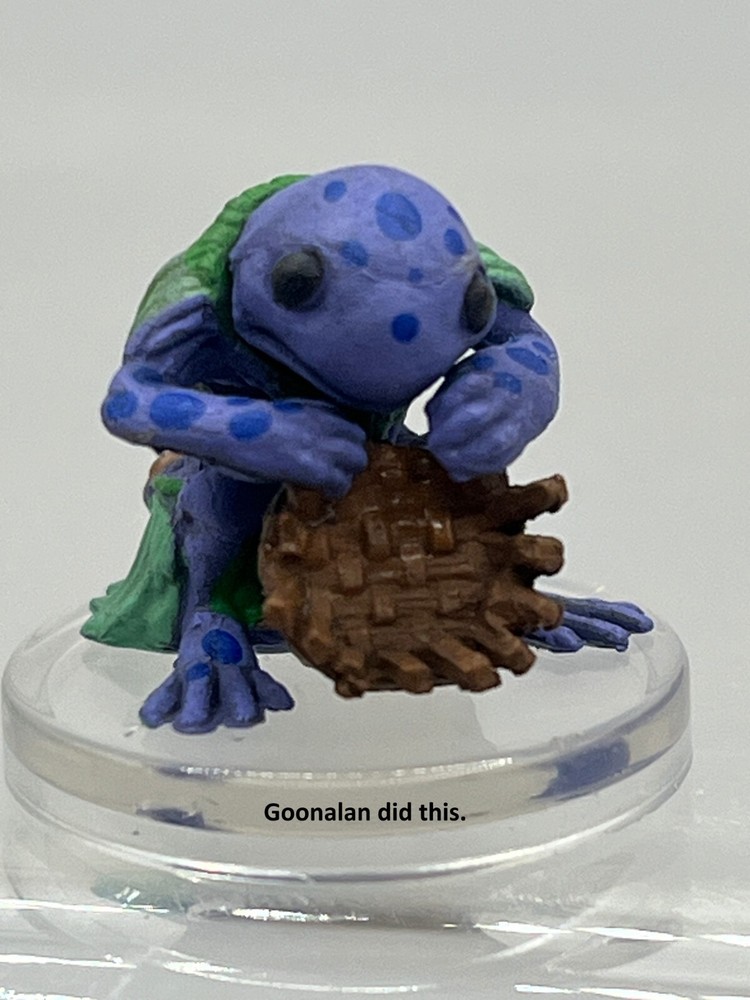 D&D Pathfinder Mini Grung Warband Blue Grung UNIQUE