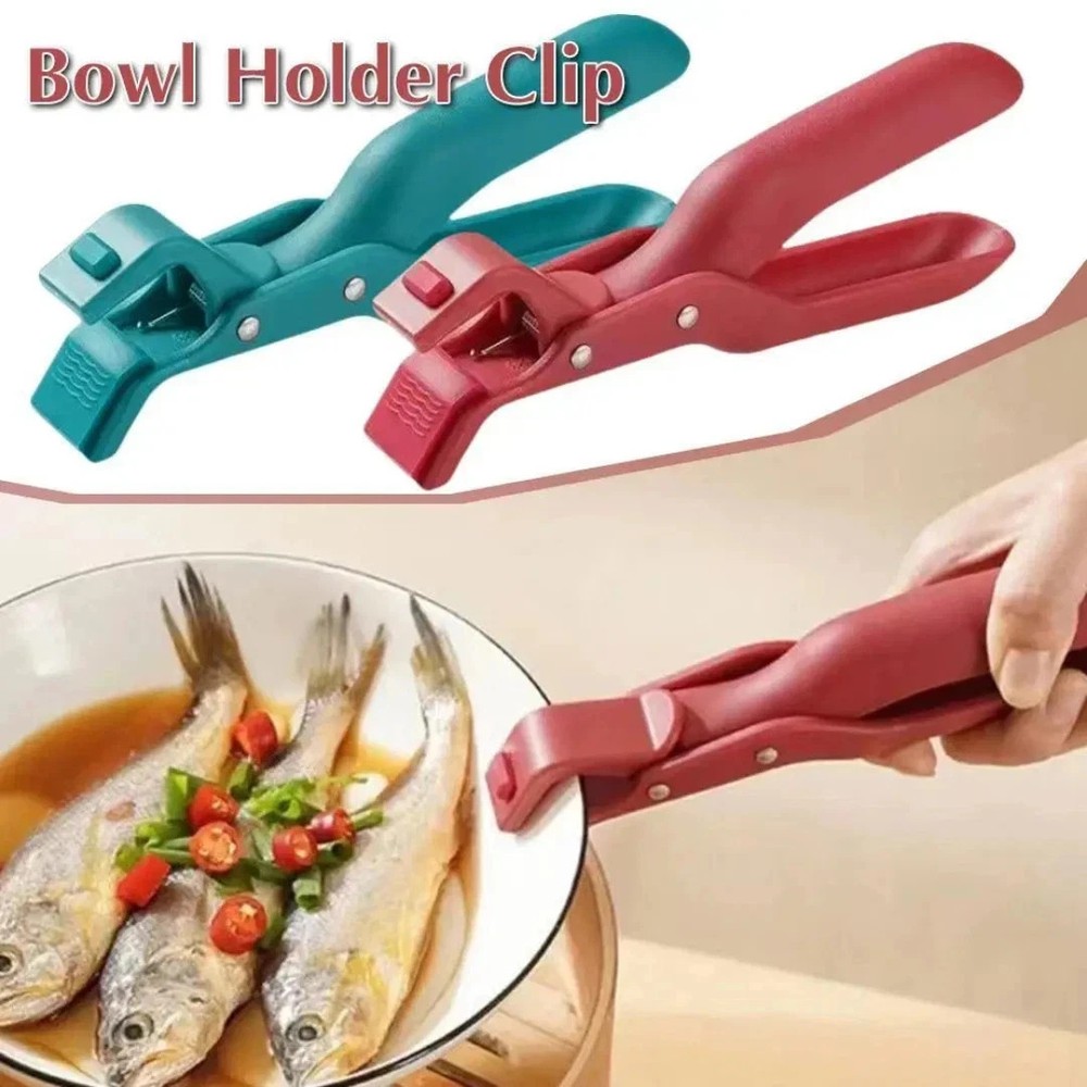Anti-Scald Dish Plate Gripper Clip | Non-Slip Bowl Clamp Holder for Hot Pans*