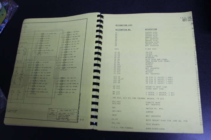 Bally HARDBODY Pinball Machine Operations Manual Used
