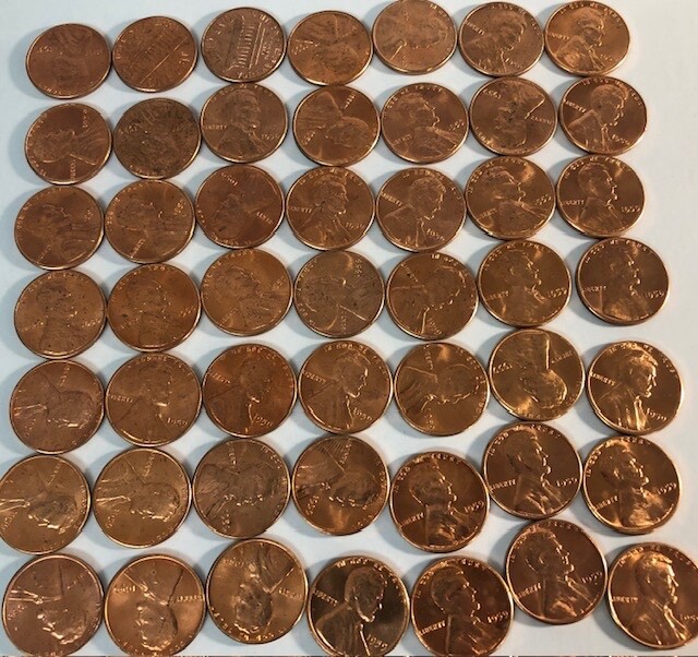 1959 LINCOLN CENT RD UNC./ PRICE FOR EACH ONE.