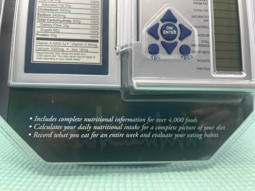 Excalibur Electronics Nutrition Master 469N-CS - Portable Nutritional Database