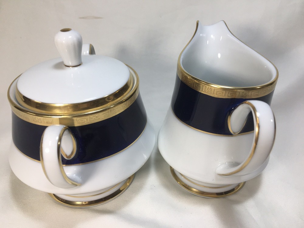 Noritake 'Valhalla' Covered SUGAR BOWL & CREAMER Set