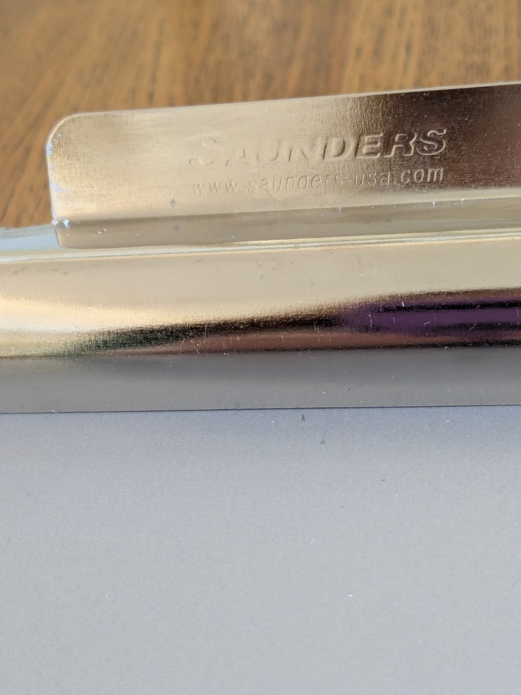 Vtg Saunders Clipboard/Forms Holder Metal. Two Level 1.5". Some Surface...