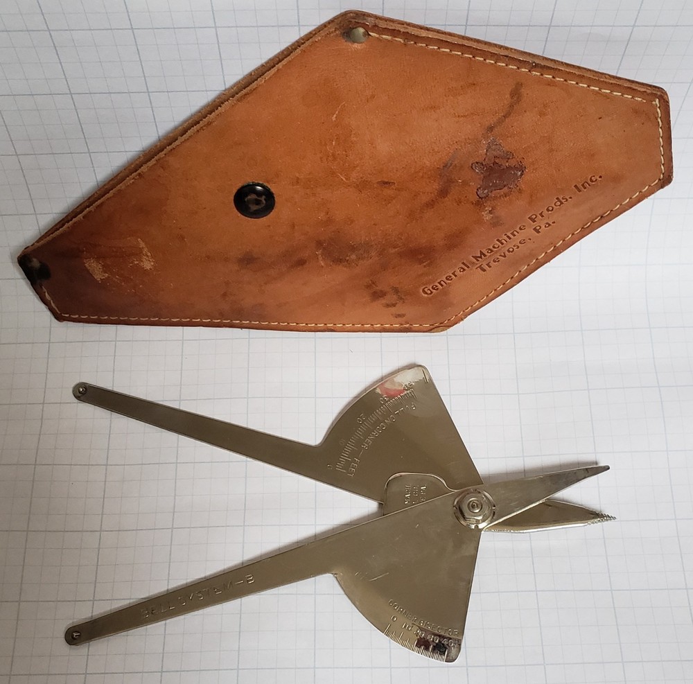 General Machine Product Strand Corner Pull Bisector Bell System B Leather Case