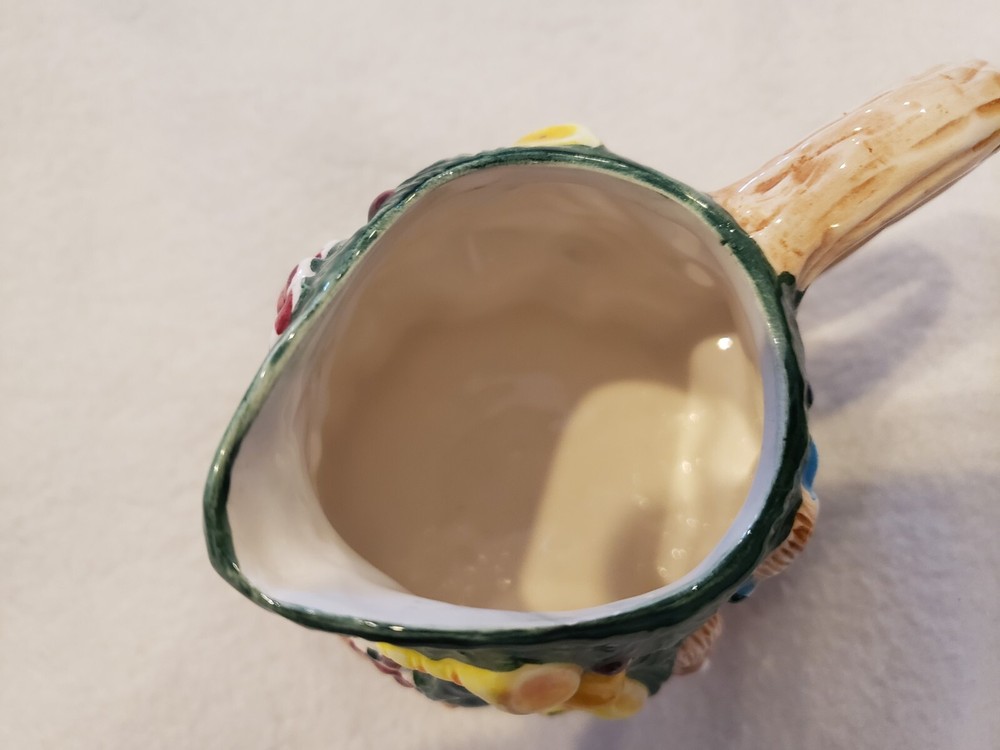 Christmas Tree Cream And Sugar Set Ceramic 1995 Jay Imported PreOwned