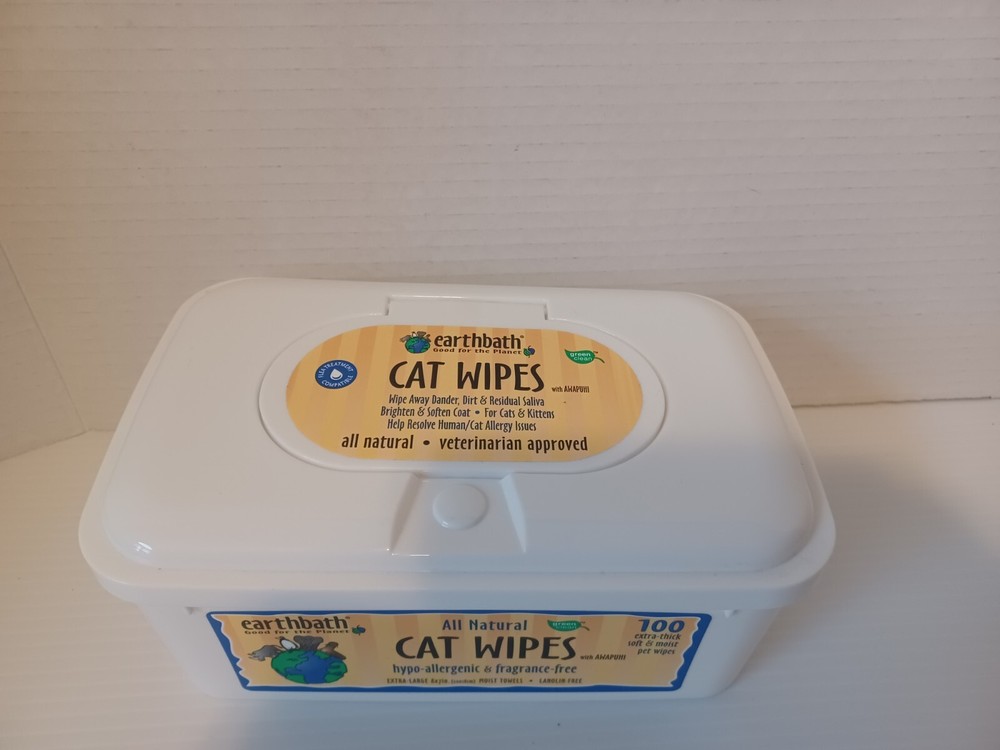 Earthbath Wipe Box White Plastic