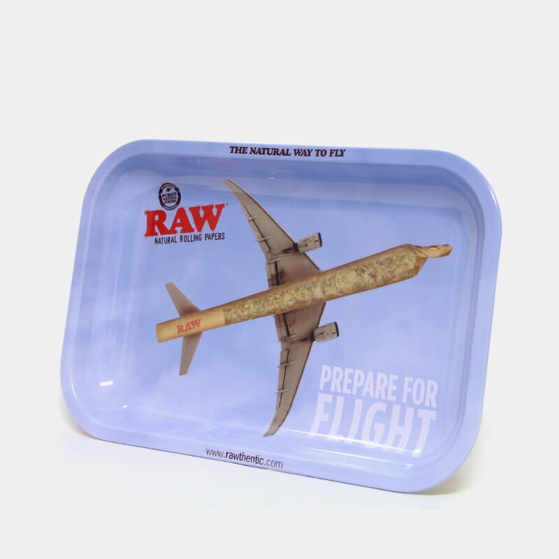 FLIGHT MEDIUM METAL TRAY - RAW 27x17x2cm